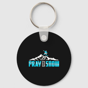 Chaveiro Snowboard Para Rezar Neve Jesus