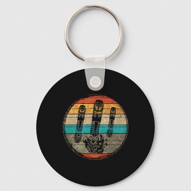 Chaveiro Snowboard Retro (Frente)