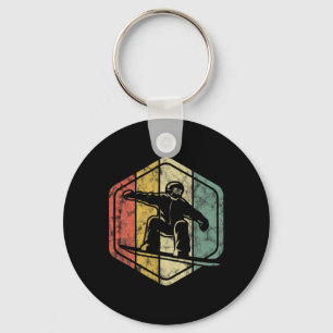 Chaveiro Snowboard Retro Vintage Design Para Snowboarder