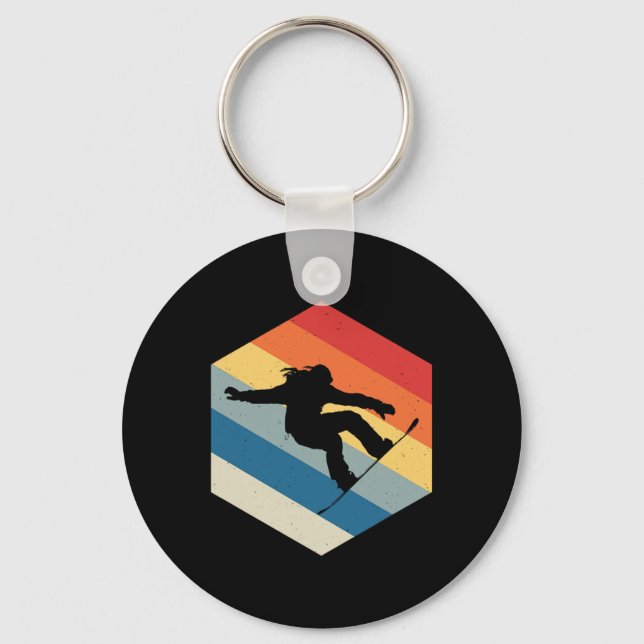 Chaveiro Snowboard Shirt Snowboarder Snowboard Lover Sno (Frente)