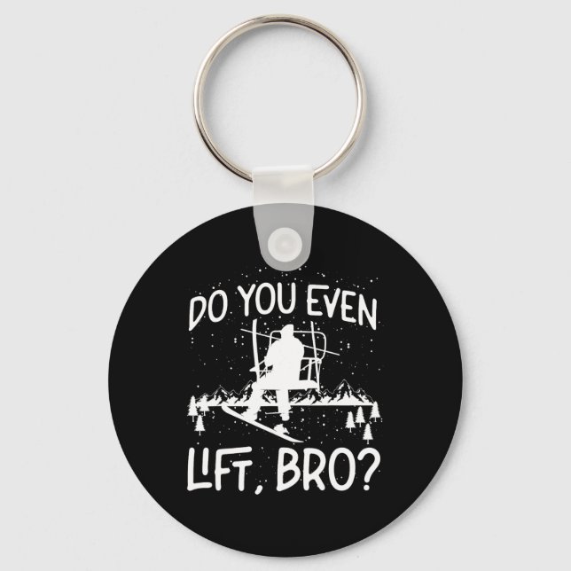 Chaveiro Snowboard Snowboard Ski Levanta-Te Mesmo1 (Frente)