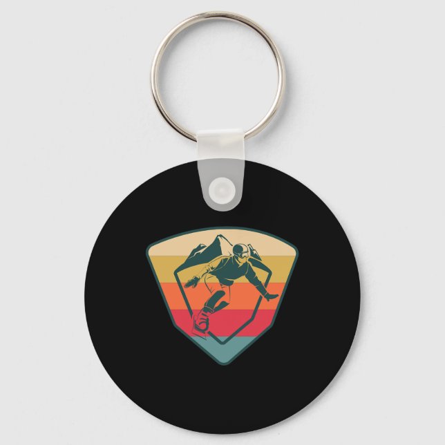 Chaveiro Snowboard Snowboard Snow Winter Winter Skiing (Frente)