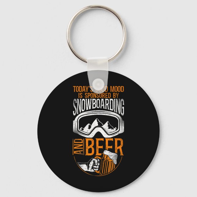 Chaveiro Snowboard Snowboard Vintage Beer (Frente)