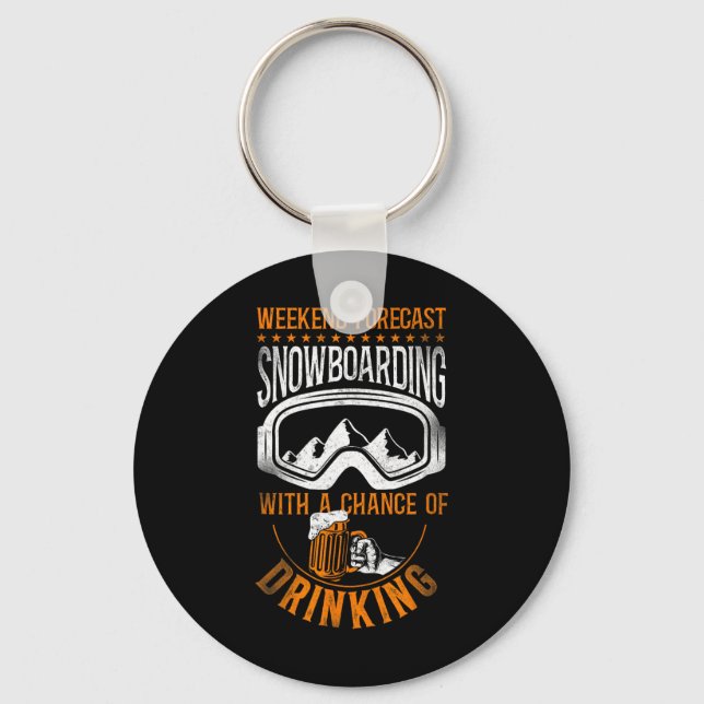 Chaveiro Snowboard Snowboard Vintage Beer 1 (Frente)