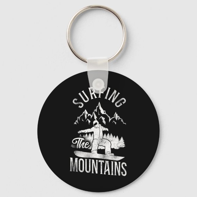 Chaveiro Snowboard Snowboard Vintage Mountain 1 (Frente)