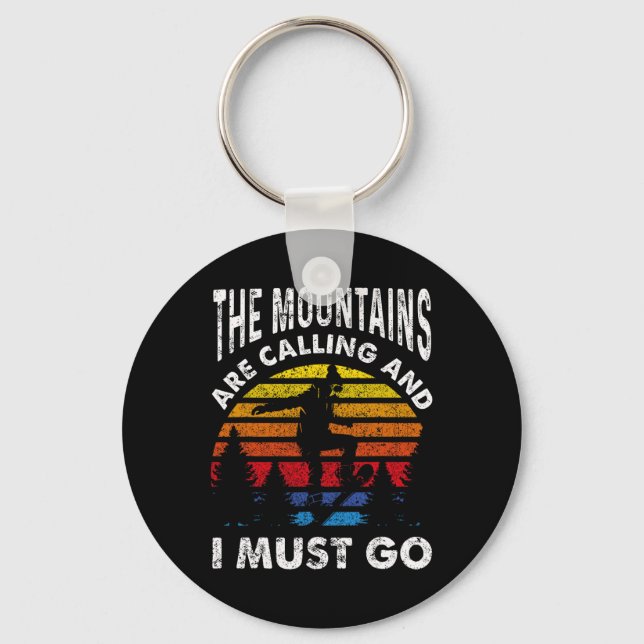 Chaveiro Snowboard Snowboard Vintage Retrai As Montanhas (Frente)