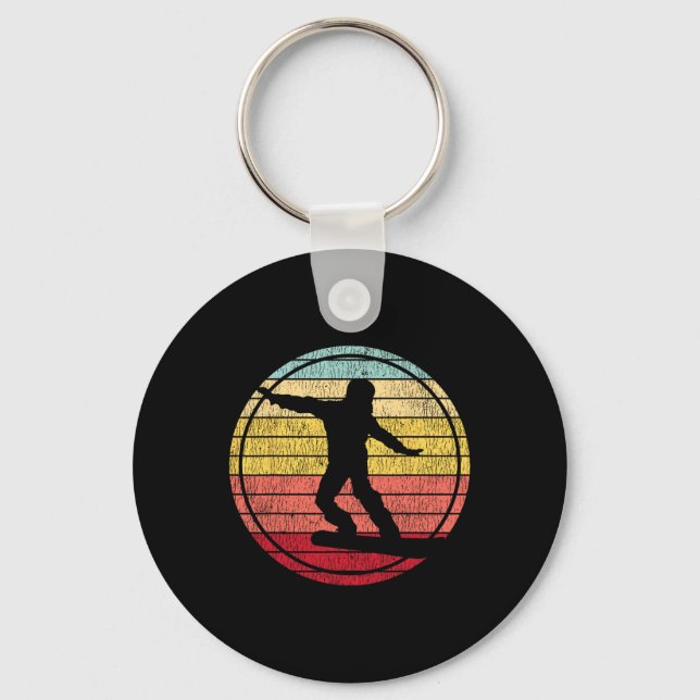 Chaveiro Snowboard Snowboard Vintage Retro 11 (Frente)