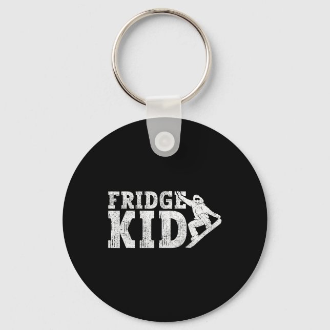 Chaveiro Snowboard Snowboard Vintage Retro Fridge Kid 1 (Frente)