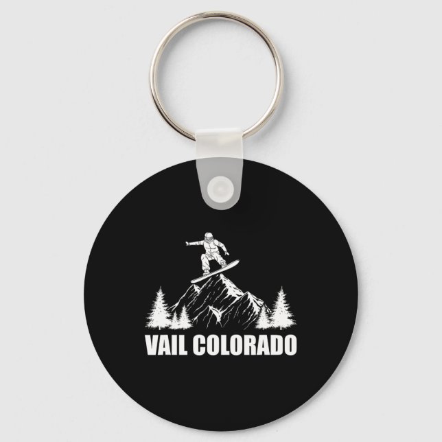 Chaveiro Snowboard Vail Colorado Snowboard (Frente)