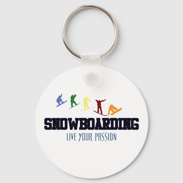 CHAVEIRO SNOWBOARDING-LIVE A SUA PAIXÃO (Frente)