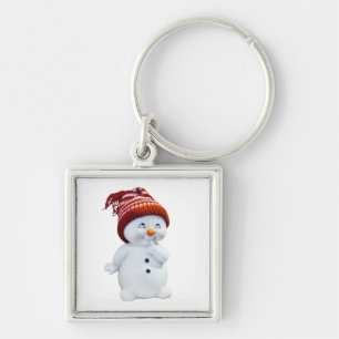 CHAVEIRO SNOWMAN BONITO