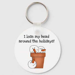 Chaveiro Snowman Humor T-shirts e presentes