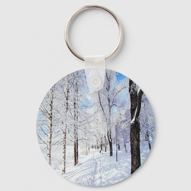 Chaveiro Snowy Road (Frente)