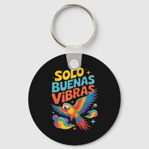 Chaveiro Só boas vibrações engraçadas papagaio Só boas vibr