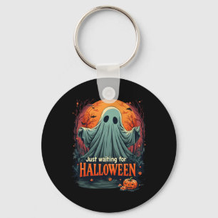 Chaveiro Só Esperando O Halloween Engraçado, Estação Spooky