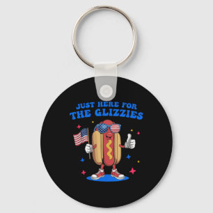 Chaveiro Só estou aqui para os Glizzies Engraçados 4 de jul