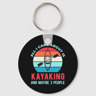 Chaveiro Só Me Preocupo Com Kayaking