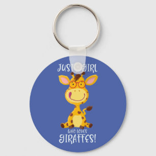 Chaveiro Só Uma Garota Que Ama Girafas!