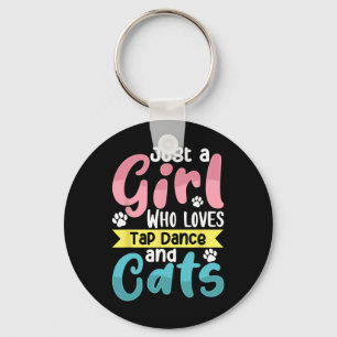Chaveiro Só Uma Menina Que Adora Dança De Toque E Cats Danç