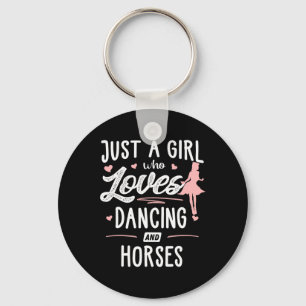 Chaveiro Só Uma Menina Que Adora Dançando E Cavalos Dando P