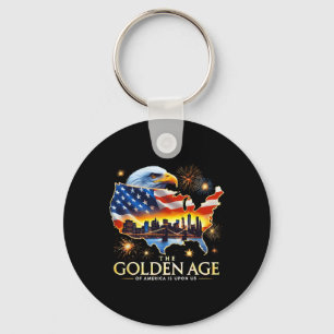 Chaveiro Sobre Nós Funny Trump Gold Eagle A Idade Dourada D