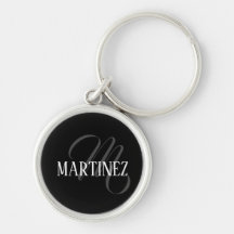 Sobrenome Personalizado Elegante Preto | Nome