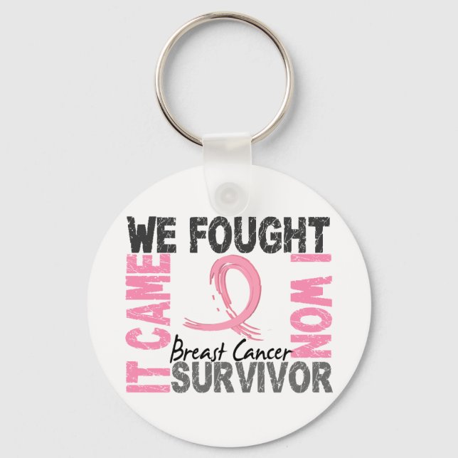 Chaveiro Sobrevivência 5 Cancer (Frente)