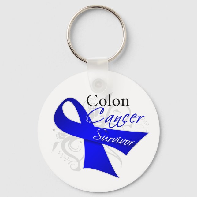 Chaveiro Sobrevivência - Cancer Colon (Frente)
