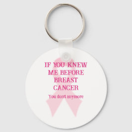 Chaveiro Sobrevivência do Câncer da Mama