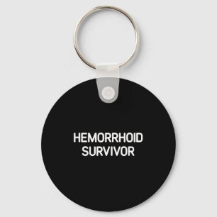 Chaveiro Sobrevivente de Hemorroida, Engraçado, Piadas, Sar