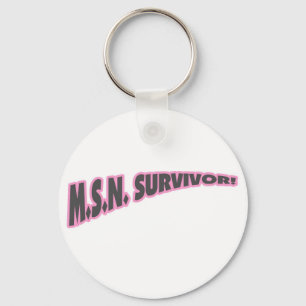 Chaveiro Sobrevivente de MSN no rosa