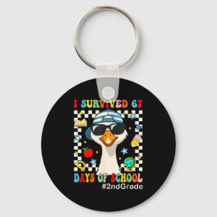 Chaveiro Sobrevivi 67 Dias De Escola Funny Goose Meninos 2º