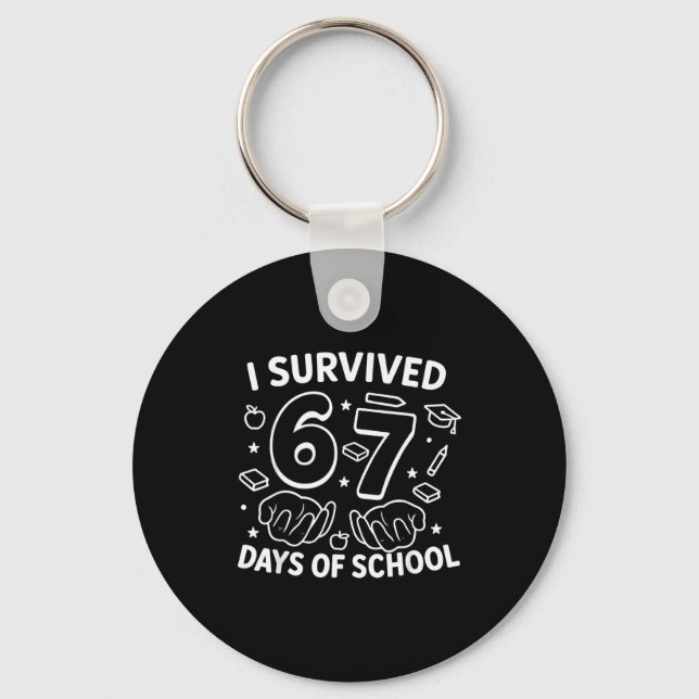 Chaveiro Sobrevivi 67 Dias De Professores Alunos Seis (Frente)