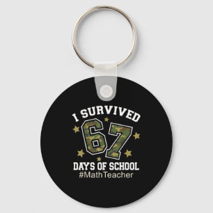 Chaveiro Sobrevivi a 67 Dias De Camuflagem Escolar 6 7 Meme