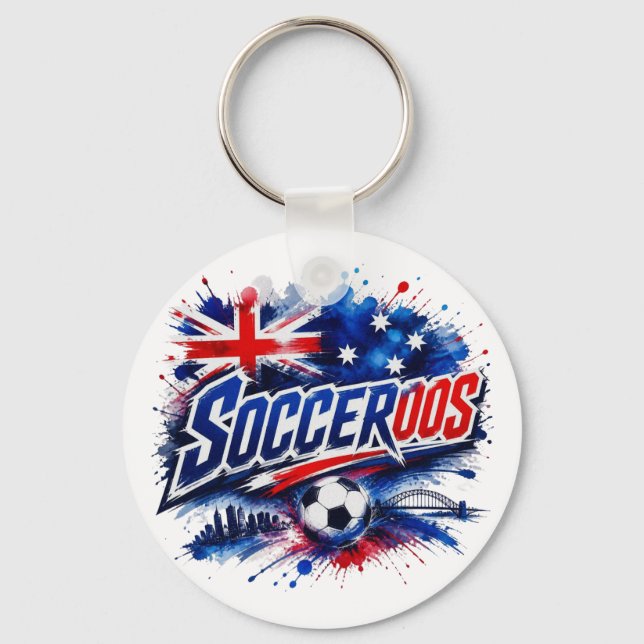 Chaveiro Socceroos - Apodo del equipo nacional australiano (Frente)