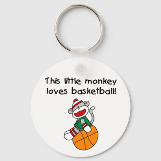 Chaveiro Sock Monkey ama Basquete