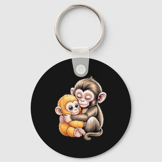 Chaveiro Soco de macaco bebê  (Frente)