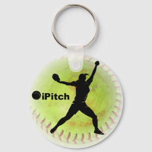 Chaveiro Softball de inclinação do passo