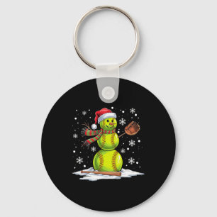 Chaveiro Softll Boneco de Neve Softll Jogador Chapéu de Pap