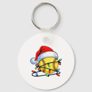 Chaveiro Softll Ll Papai Noel Chapéu Xmas Natal Divertido S