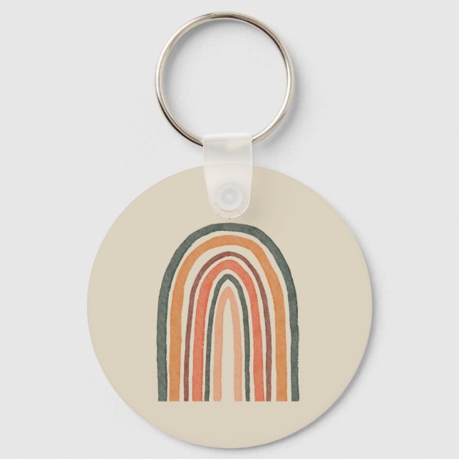 Chaveiro Sol Sobre Um Arco-Íris (Frente)