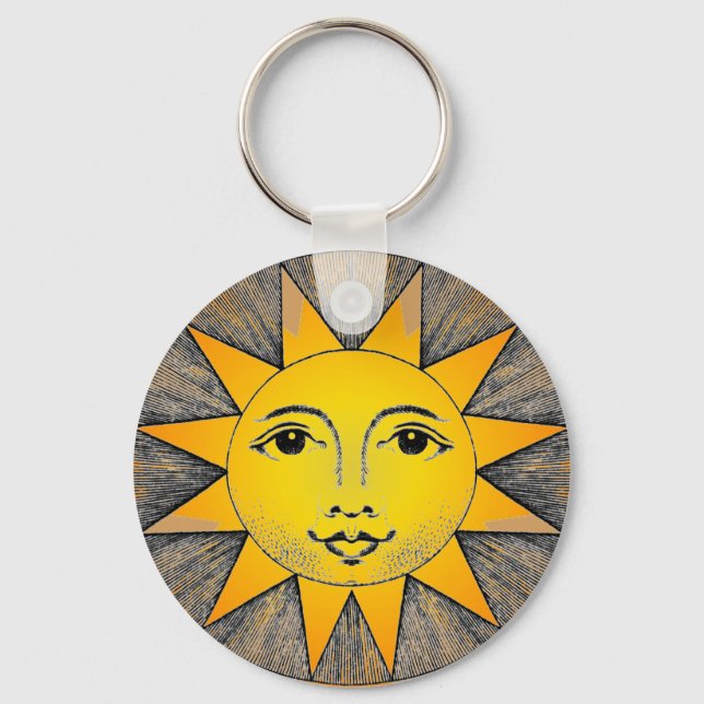 Chaveiro Sol sorridente (Frente)