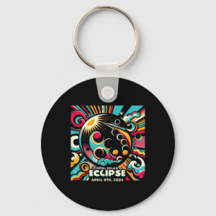 Chaveiro Solar Eclipse 2024 04.08.24 Eclipse Mens Womens Ki