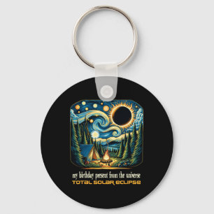 Chaveiro Solar Eclipse Meu Aniversário Presente Dos Univers