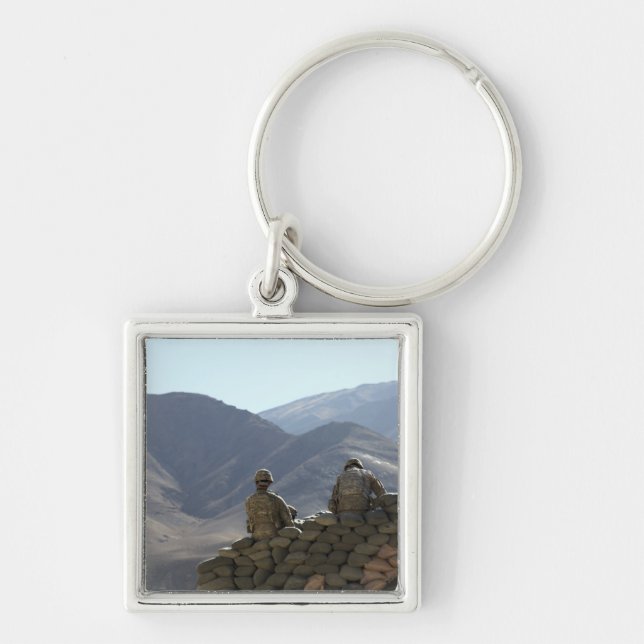 Chaveiro soldados comandam equipamento comunicação (Frente)