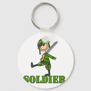 Chaveiro Soldier Stick Figure