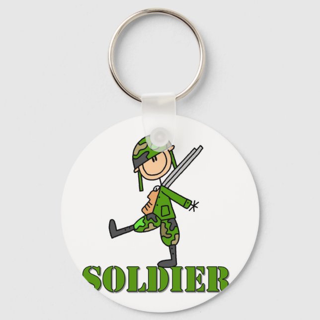 Chaveiro Soldier Stick Figure (Frente)