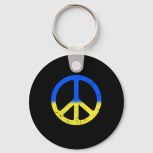 Chaveiro Solidariedade e Paz para a Ucrânia como Paz 
