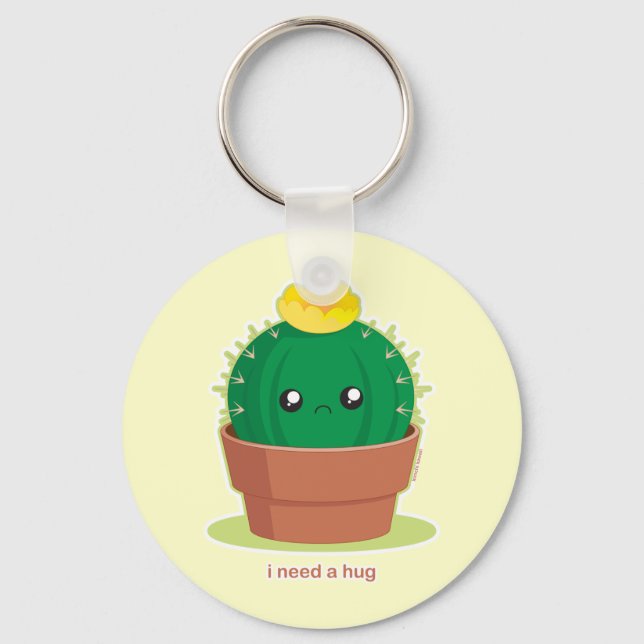 Chaveiro Solitário Cactus (Frente)