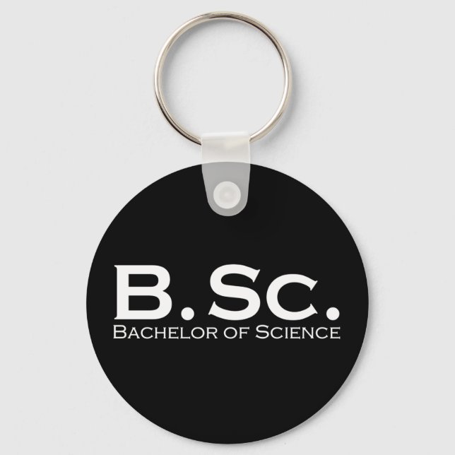 Chaveiro Solteiro de Ciência BSc (Frente)